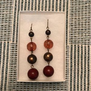 Maroon Earrings